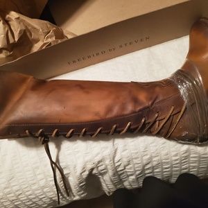 FREEBIRD by Steven Tan Coal Tall Boots Size 9